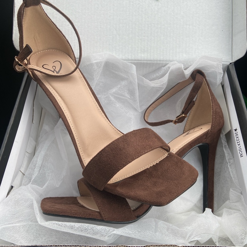 Brown heels
